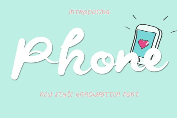 Phone Font Poster 1
