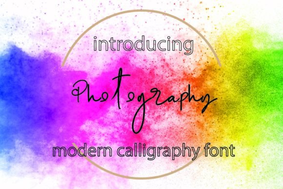 Photography Font Poster 1