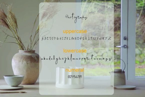 Photography Font Poster 4