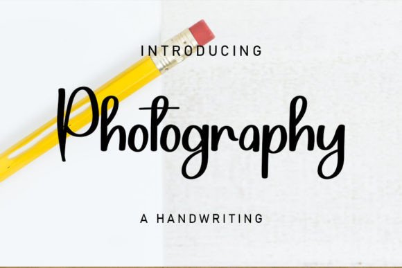 Photography Font Poster 1