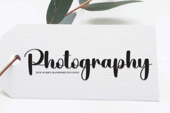 Photography Font