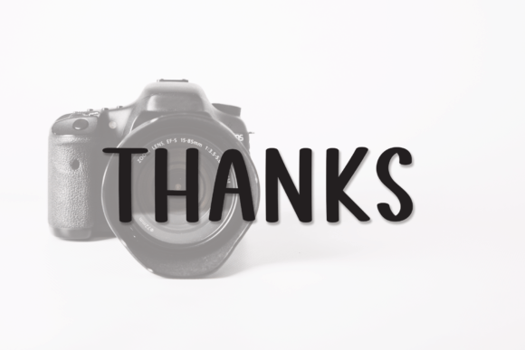 Photography Font Poster 8