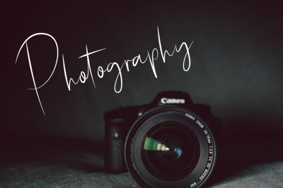 Photography Font Poster 6