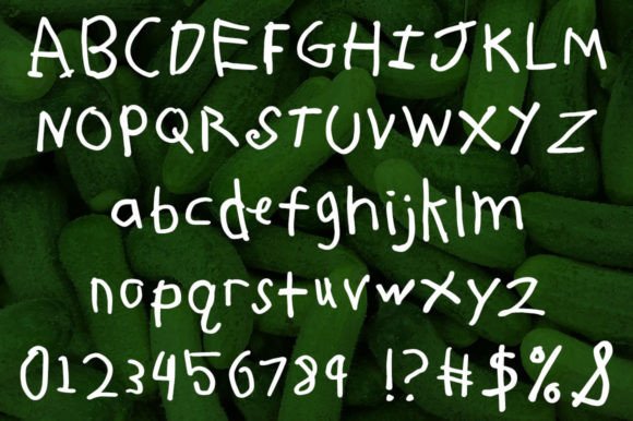 Pickle Biscuit Font Poster 2