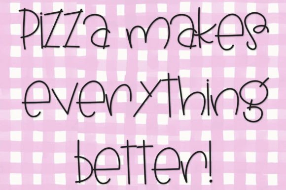 Pickle Pizza Font Poster 2
