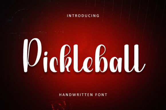 Pickleball Font