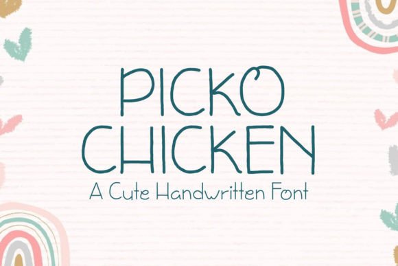 Picko Chicken Font Poster 1