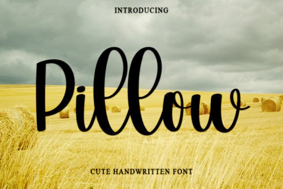 Pillow Font Poster 1