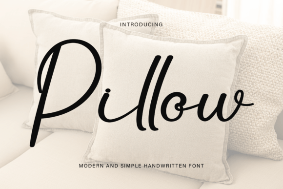 Pillow Font Poster 1