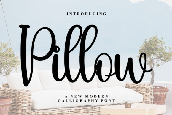 Pillow Font Poster 1