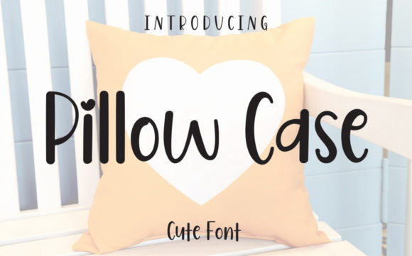 Pillow Case Font Poster 1