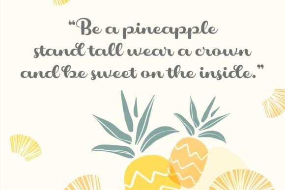 Pineapple Font Poster 4