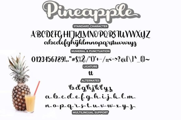 Pineapple Font Poster 6