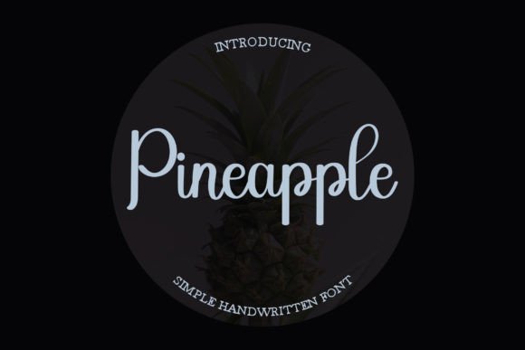 Pineapple Font Poster 1