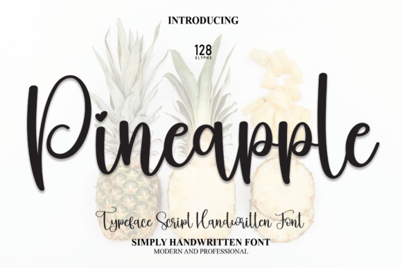 Pineapple Font Poster 1