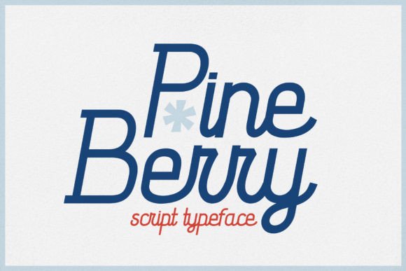 Pineberry Font Poster 1