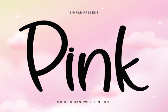 Pink Font Poster 1