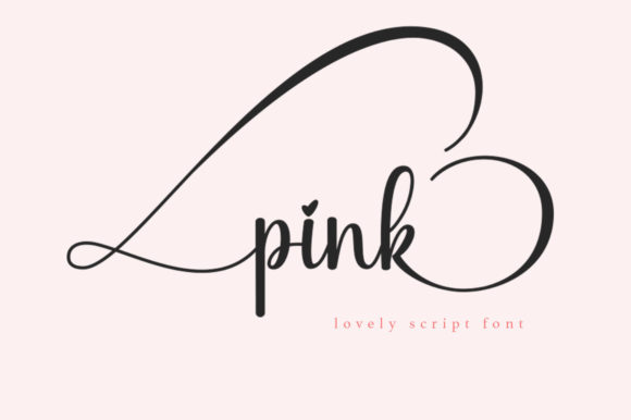 Pink Font