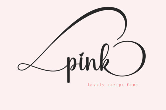 Pink Font Poster 1