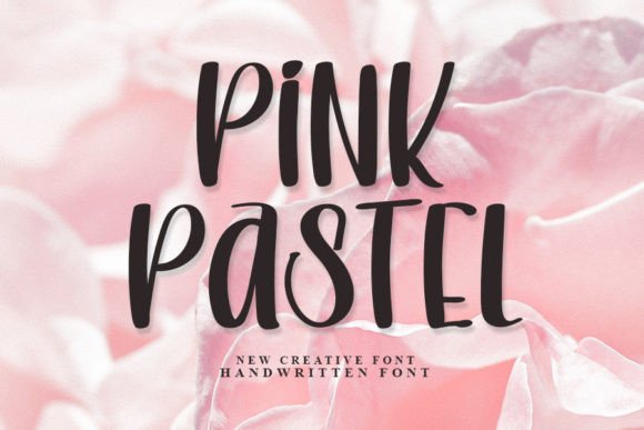 Pink Pastel Font Poster 1