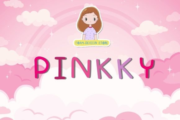 Pinkky Font Poster 1