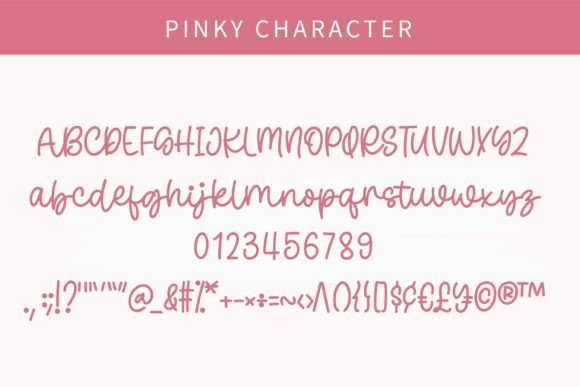 Pinky Font Poster 7