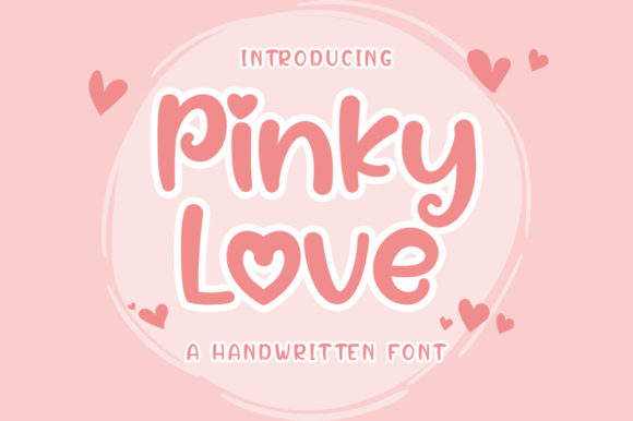 Pinky Love Font Poster 1