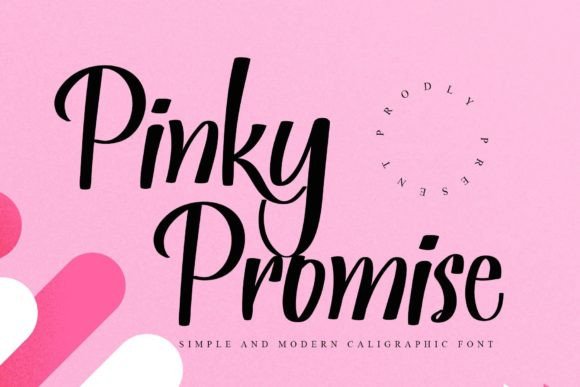 Pinky Promise Font Poster 1
