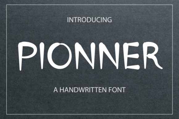 Pionner Font Poster 1