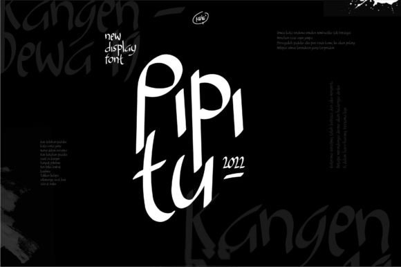 Pipitu Font Poster 1