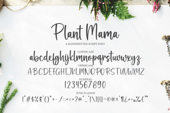 Plant Mama Font Poster 6
