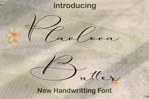 Plavlova Butter Font
