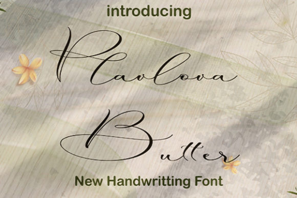 Plavlova Butter Font Poster 1