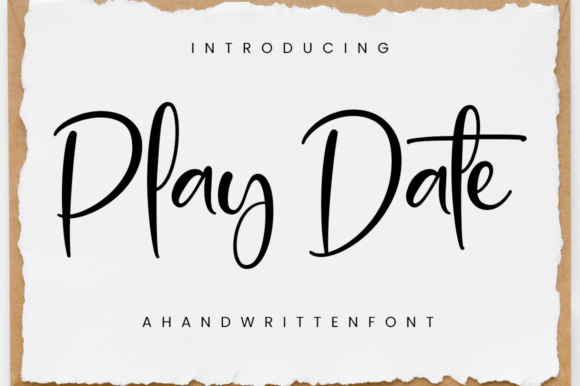 Play Date Font Poster 1