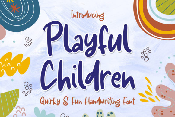 Playful Children Font Poster 1