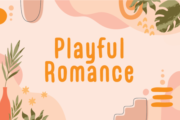 Playful Romance Font Playful Romance Font Poster 1