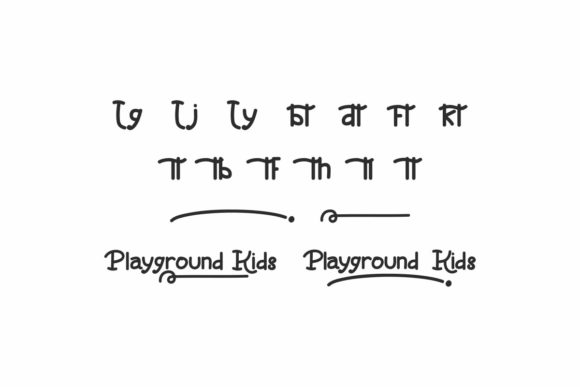 Playground Kids Font Poster 6