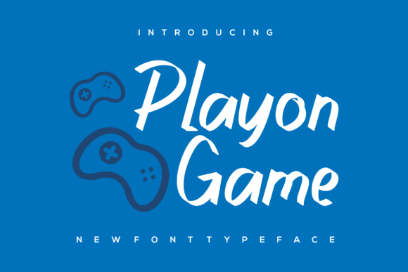 Playongame Font Poster 1