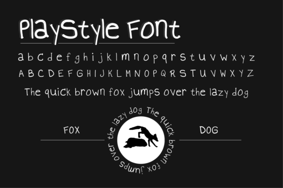 Playstyle Font Poster 3