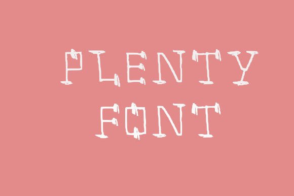 Plenty Font Poster 2