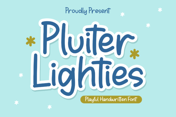 Pluiter Lighties Font Poster 1