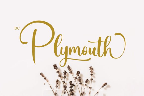 Plymouth Font Poster 1