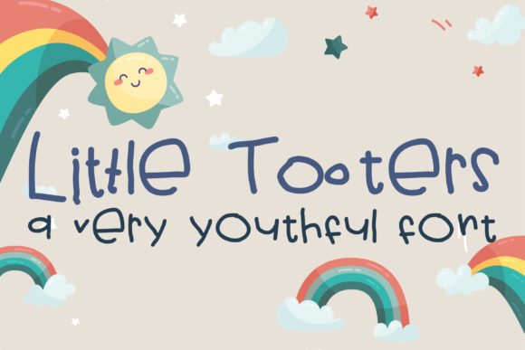 PN Little Tooters Font Poster 1