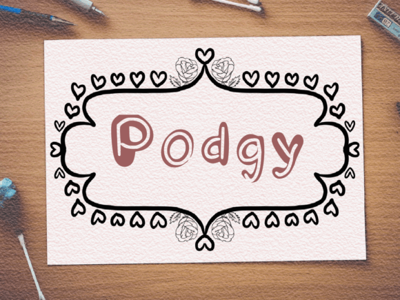 Podgy Font