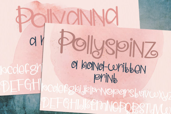 Pollyana and Pollyspinz Font Poster 1
