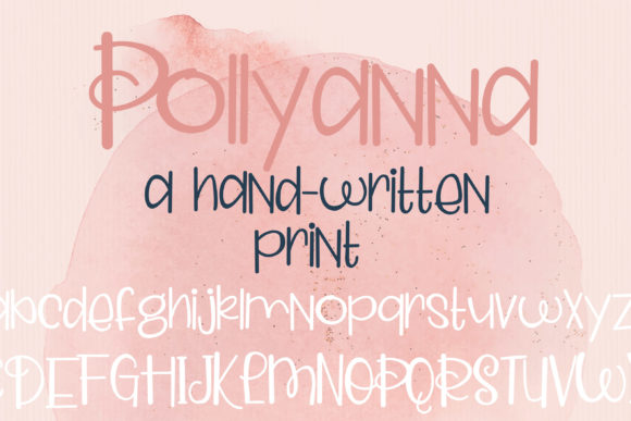 Pollyana and Pollyspinz Font Poster 2
