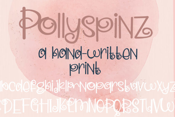 Pollyana and Pollyspinz Font Poster 3