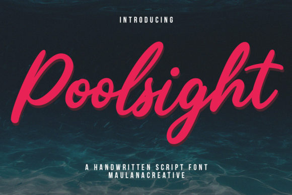 Poolsight Font