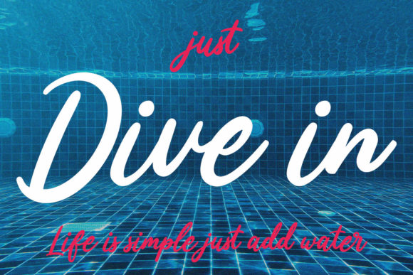 Poolsight Font Poster 4