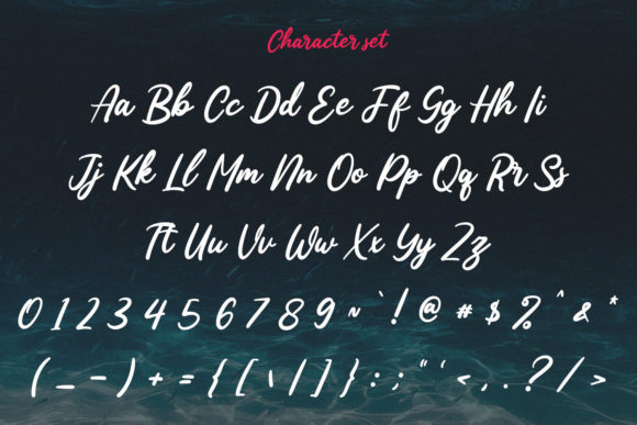 Poolsight Font Poster 9